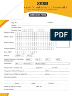 swami vivekanand aplication form 