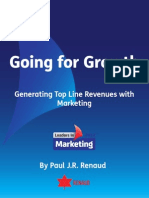 Going for Growth Paul Renaud Leaders in Marketing