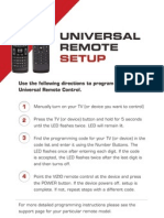 Vizio Universal Remote Codes