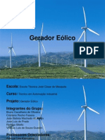 Projeto Gerador Eolico