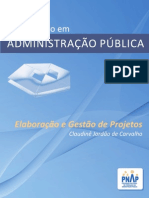 Livro SEDIS Elaboracao - Gestao - Projetos - WEB - Administração Pública