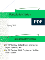 Postcolonial Criticism Spring 2011