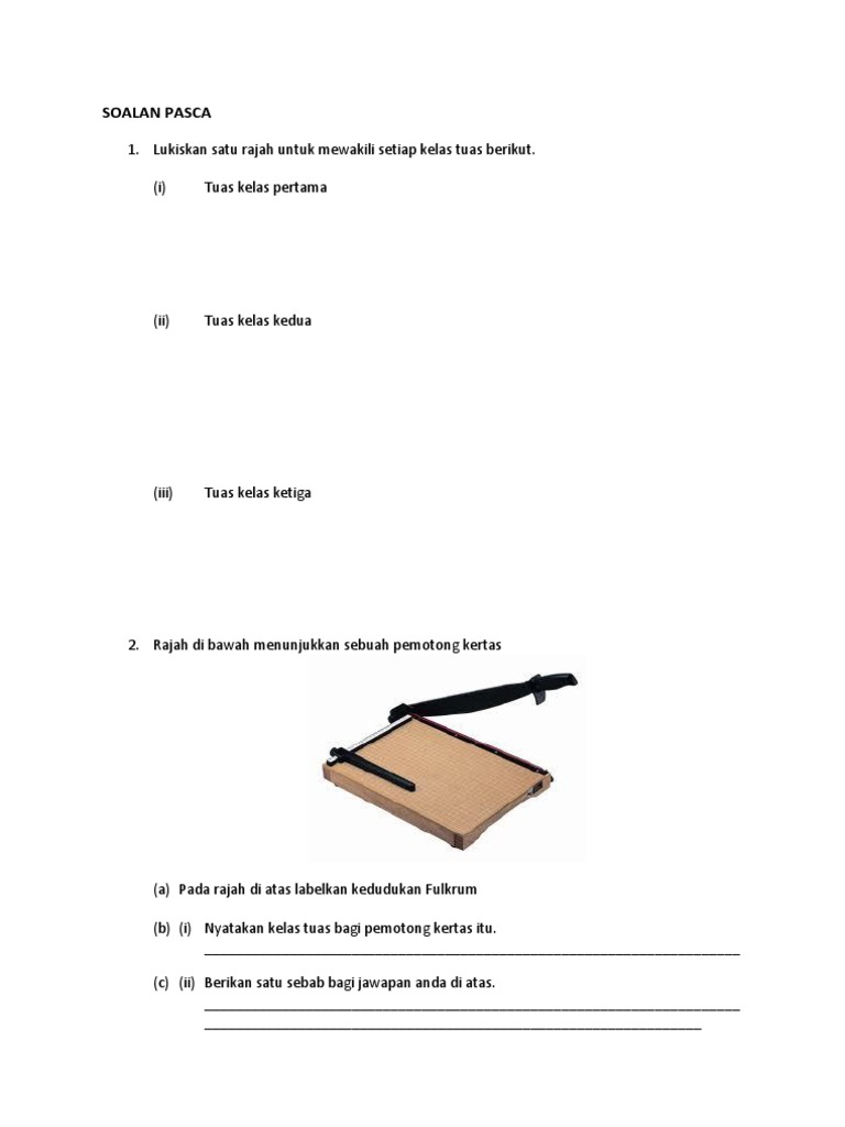 Soalan Bab 10 Mesin Ringkas Pdf