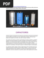 Capacitores Información Básica