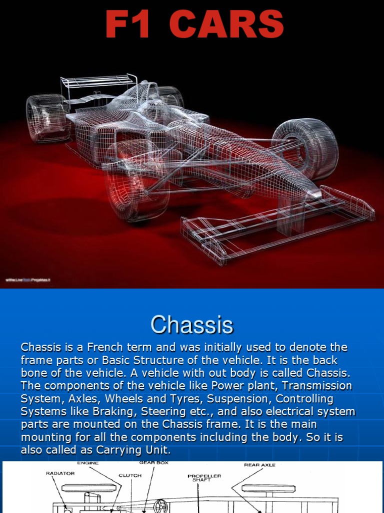 F1 CARS Chassis Composite Material Fiberglass