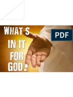 Whats in It For God PDF