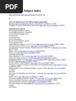 CIA Index of Spying Studies - Operations Subject Index