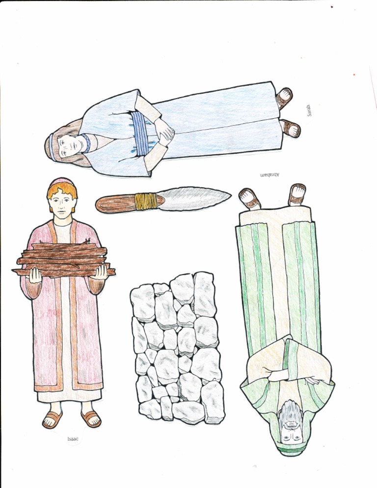 Abraham and Isaac Flannel Board Figures