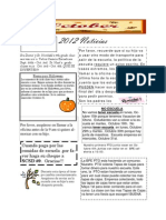 October 2012 Newsletter-Spanish