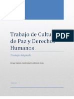 Trabajo de Cultura de Paz y Derechos Humanos