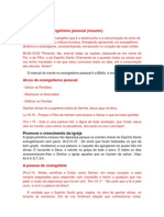 Estudo sobre evangelismo pessoal