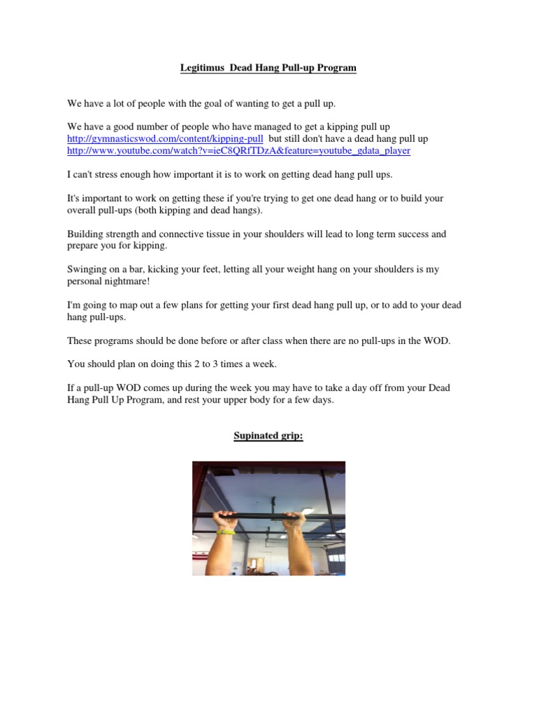 Legitimus Pull Up Program PDF
