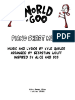 WoG World of Goo Piano Sheet Music