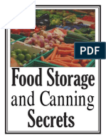Food Storage and Canning Secrets