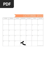 Download October 2012 Calendar - Tomkat Studio by The TomKat Studio SN108641483 doc pdf