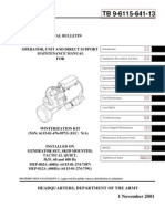 MEP 802A Winterization Kit Manual TB9 6115 641 13
