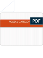 Food &amp Categories