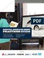 Digital Signage Best Practices Guide