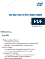 INTRODUCTION To Microprocessors