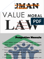 Manusia, Nilai, Moral Dan Hukum