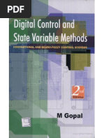 Digital Control and State Variable Methods by M Gopal