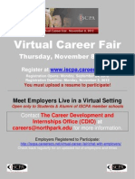 Virtual Career Fair Flyer