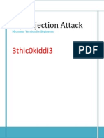 SQL Injection Attack by 3thic0kiddi3
