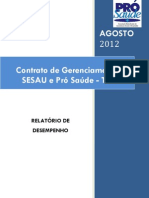 Pró-Saúde - SESAU-TO - PRESTAÇÃO DE CONTAS - Agosto - 2012