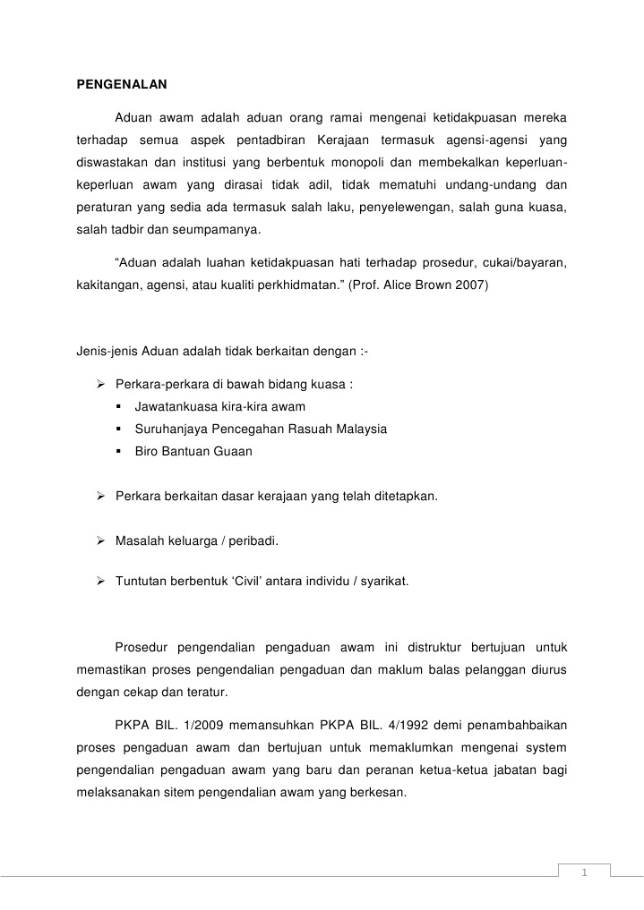 Contoh Surat Aduan Salah Guna Kuasa Sebagai Guru Besar