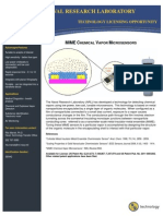 MIME Chemical Vapor Microsensors 