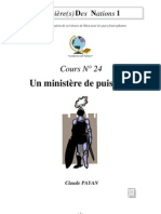 Claude Payan - Un ministère de puissance