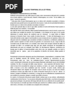 Validez Temporal de La Ley Penal