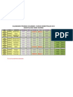 Calendario Pruebas Solemnes Primer Semestre 2012