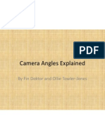 Camera Angles Explained: by Fin Doktor and Ollie Towler-Jones