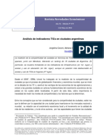 Análisis de Indicadores TICs en Ciudades Argentinas