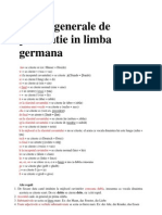 Reguli de Pronuntie Germana