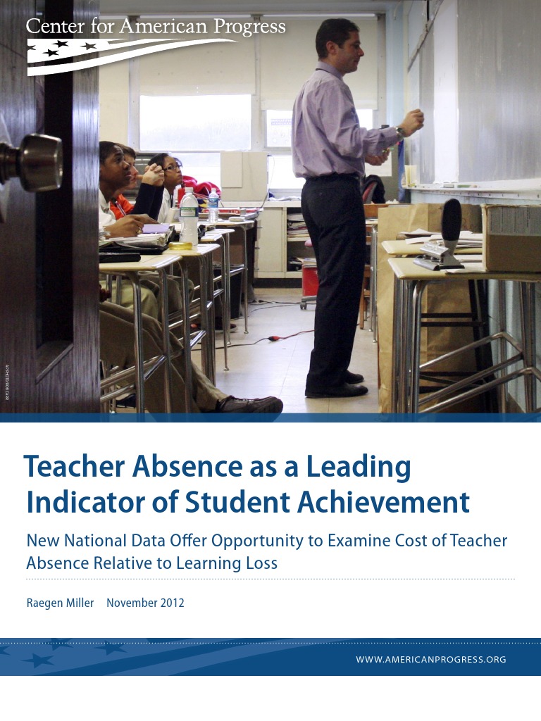 Teacher Absence As A Leading Indicator of Student Achievement | PDF ...