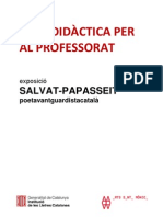 Salvat-Papasseit Poetavavantguardistacatalà - Dossier Didàctic Professorat
