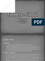 Epopeya - Fabula (Cuadrocomparativo)