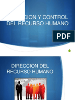 Direccion y Control Del Talento Humano