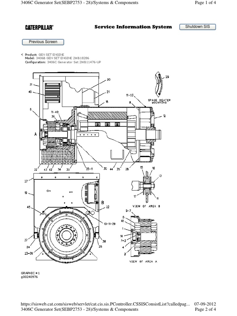 3406C GenSet PDF Electric Power Mechanical Engineering