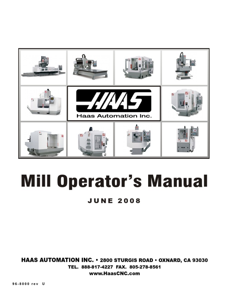 Haas Operator's Manual | Damages (389 views)