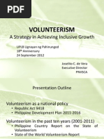 Download VOLUNTEERISM  A Strategy in Achieving Inclusive Growth by UPLB Office of the Vice Chancellor for Research and Extension SN108790549 doc pdf