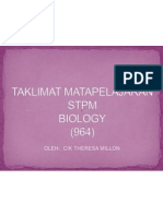 Taklimat Matapelajaran Bio STPM 2012