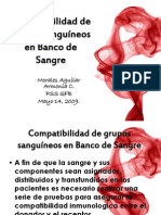 Compatibilidaddegrupossanguneosenbancodesangre 091017144840 Phpapp01