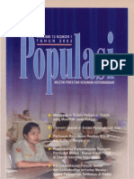 Populasi Volume 13, Nomor 1, Tahun 2002