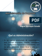 Administración de Proyectos