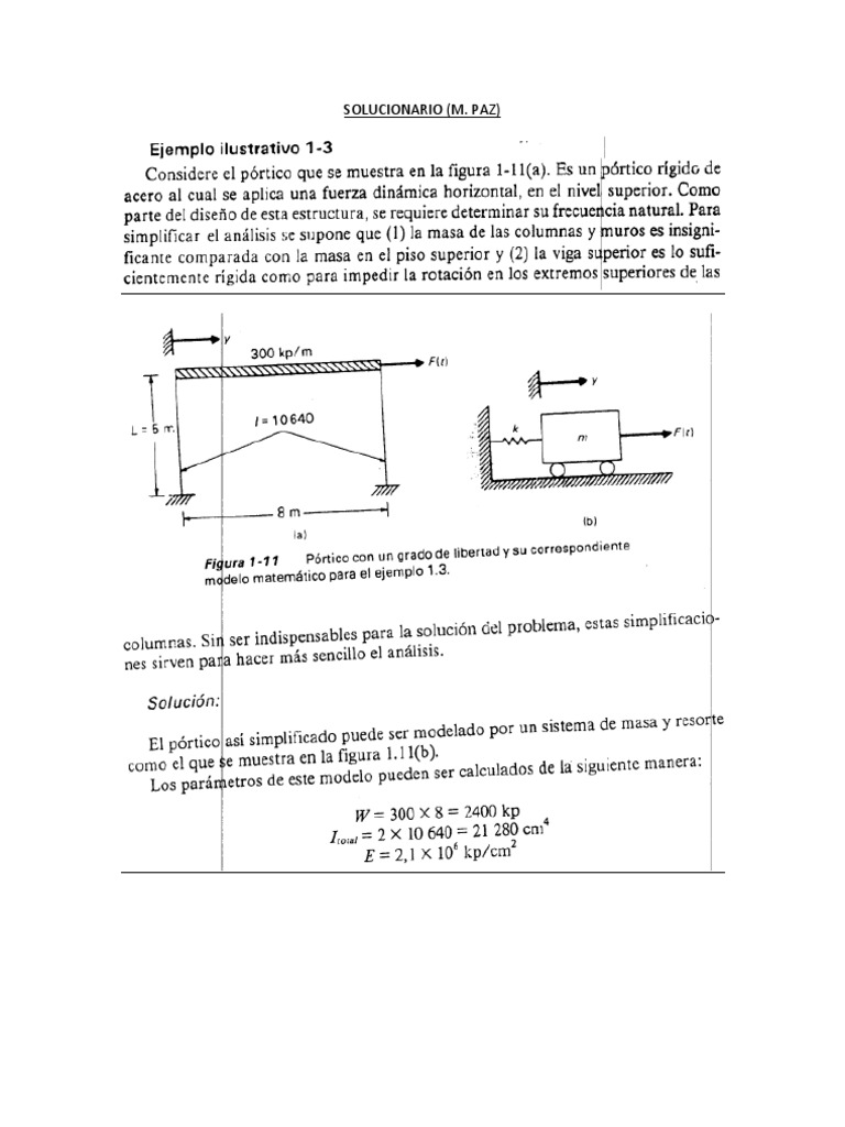 Dinamica de estructuras chopra pdf gratis
