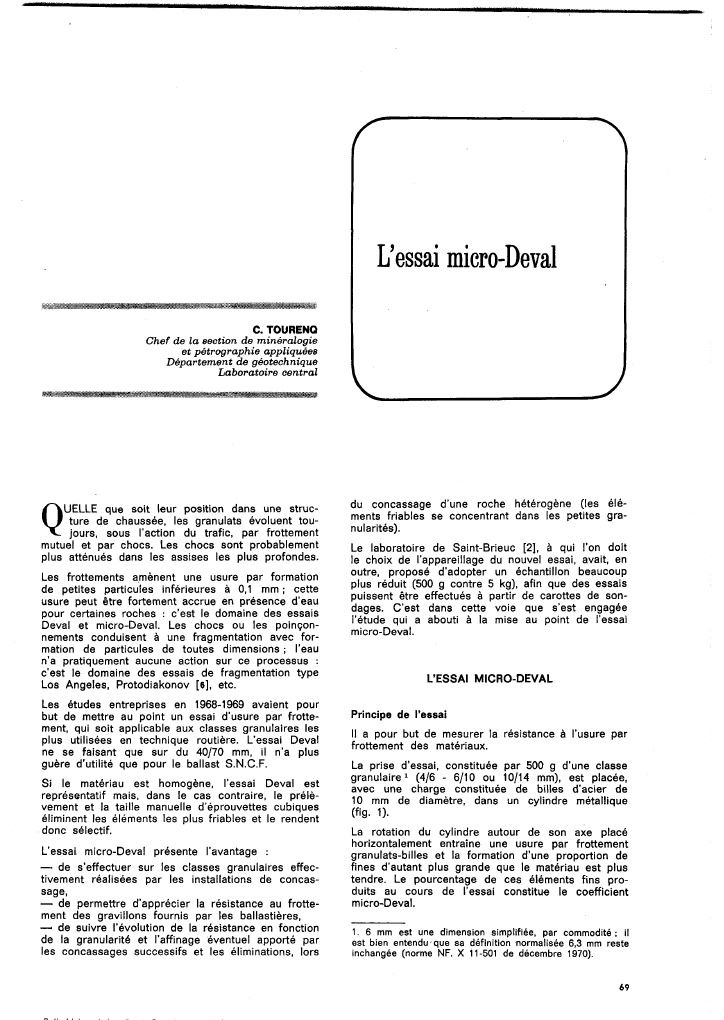 Essai Micro-Deval : Usure des Granulats | PDF | Pourcentage ...