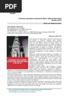 Expo MCA e Galerias Outubro 2012